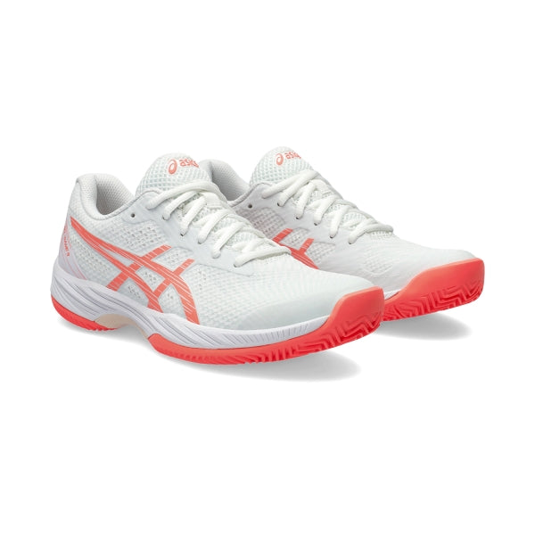 ASICS GEL-GAME 9 CLAY/OC DONNA - White/Sun Coral