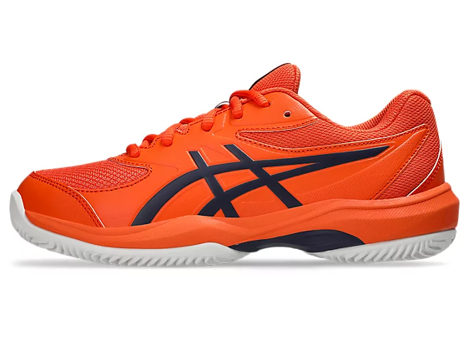 Asisc Scarpe Tennis junior Gel-Game Clay GS Orange/Indigo Fog