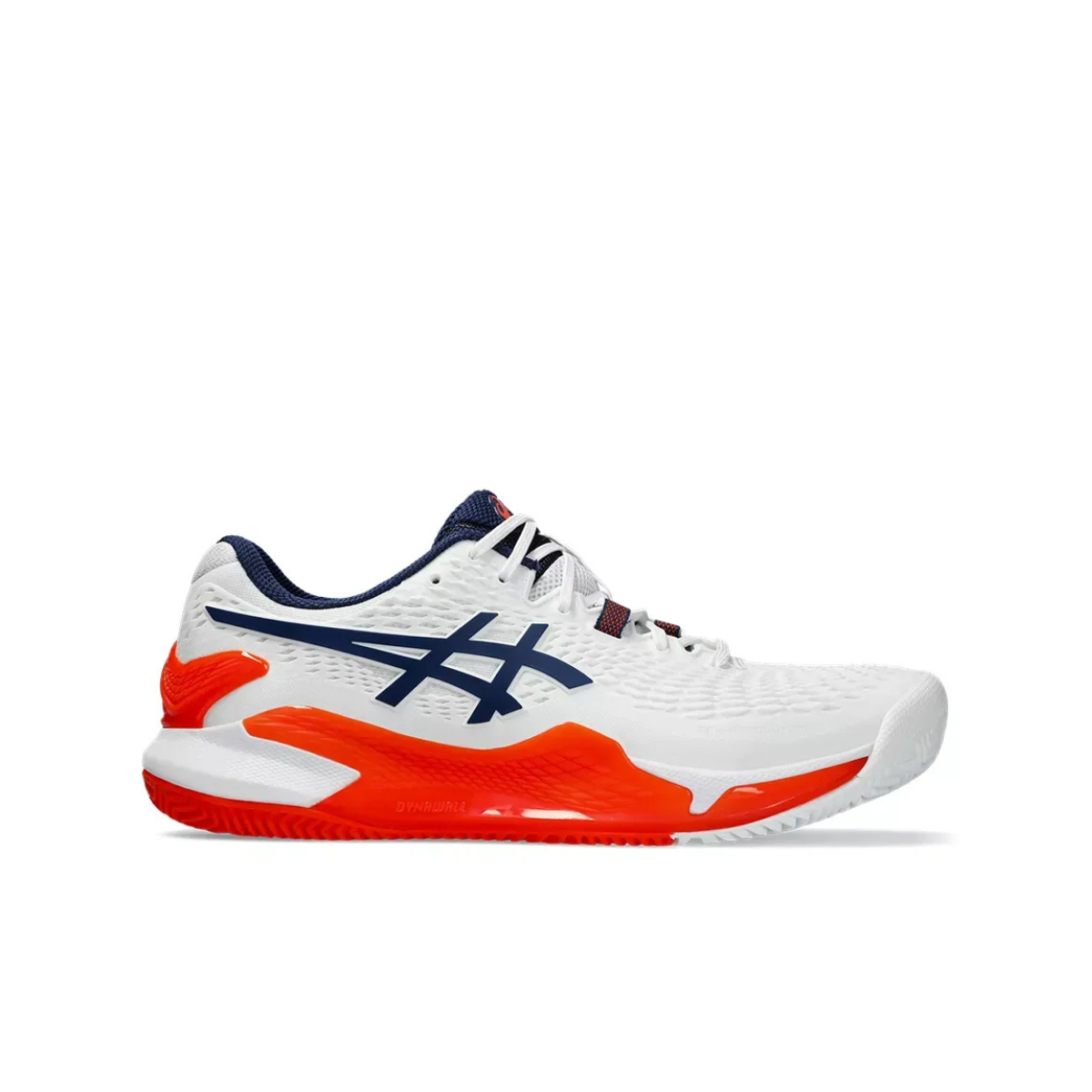 Asics Scarpe Tennis Uomo Gel-Resolution 9 Clay - White/Blue Expanse