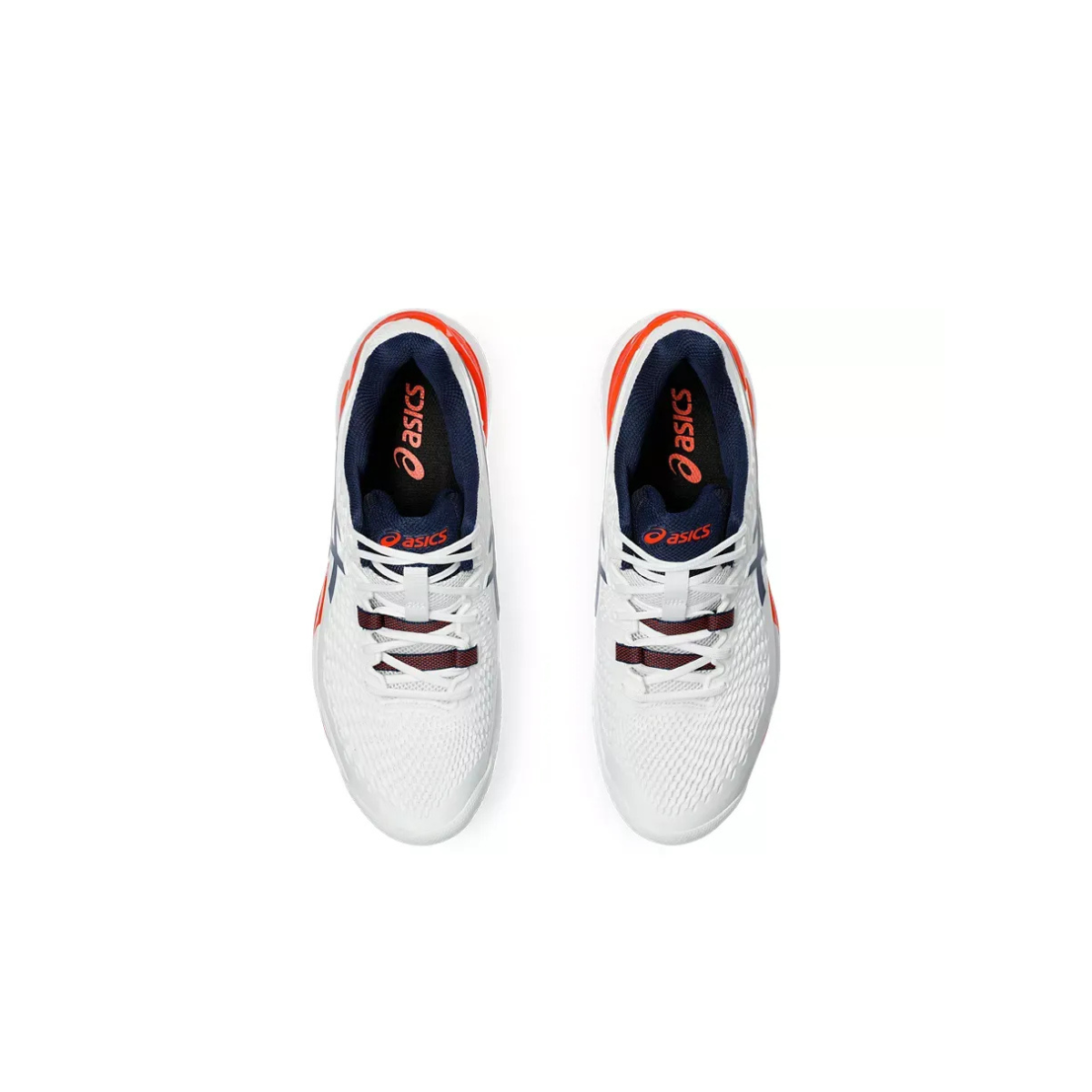 Asics Scarpe Tennis Uomo Gel-Resolution 9 Clay - White/Blue Expanse