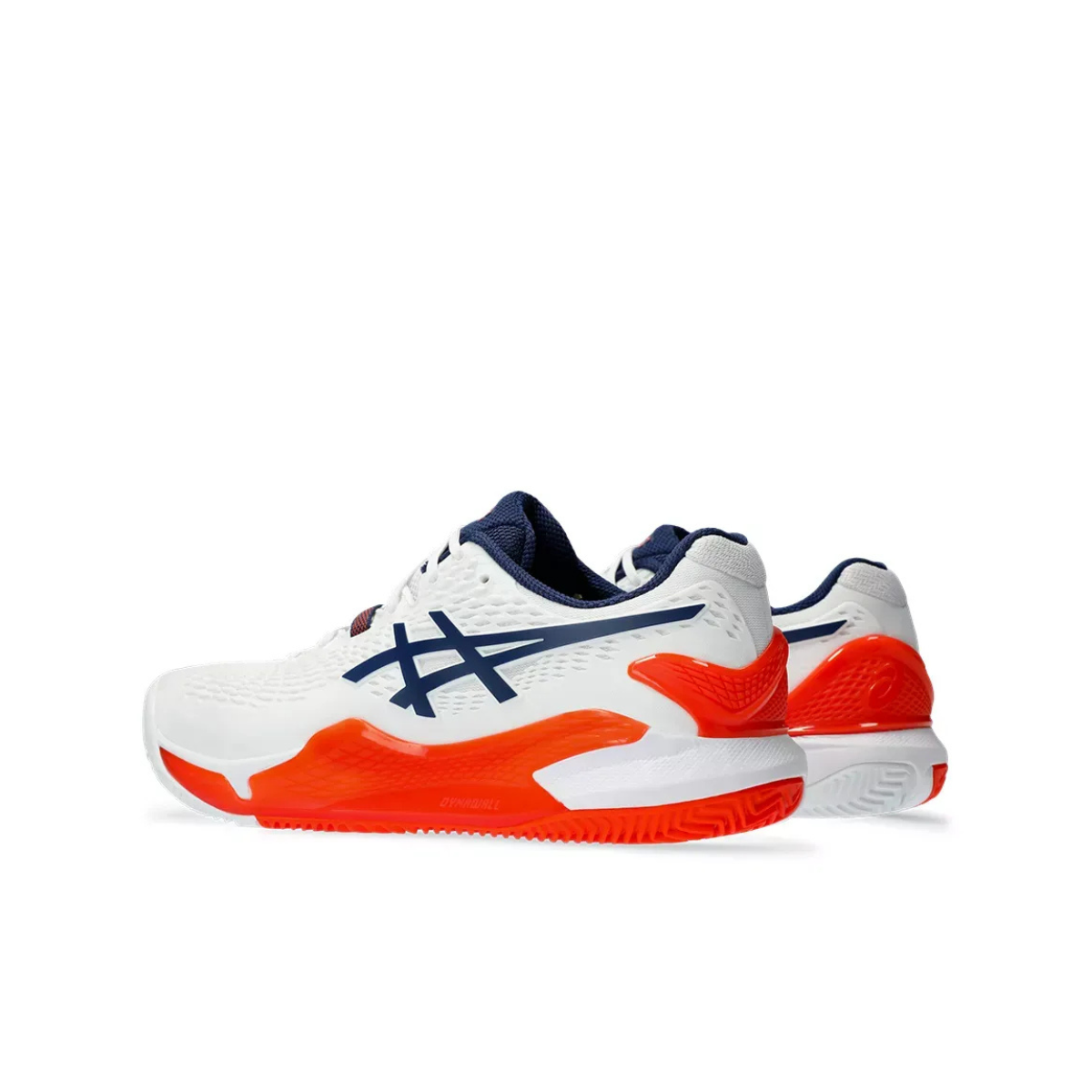 Asics Scarpe Tennis Uomo Gel-Resolution 9 Clay - White/Blue Expanse