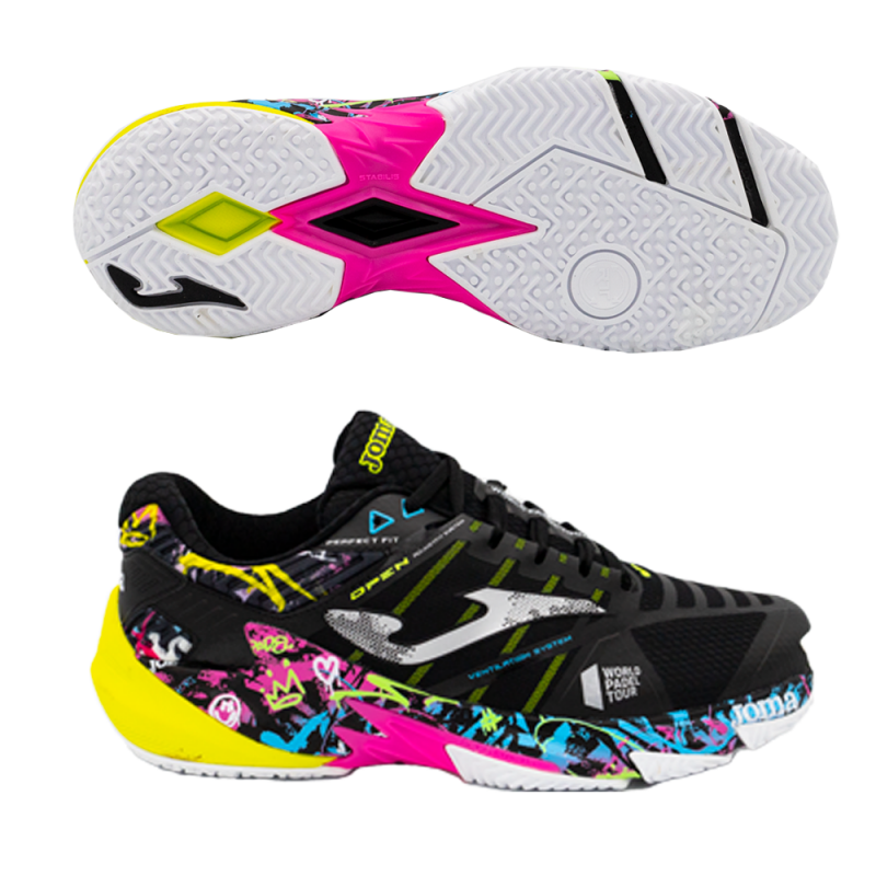 JOMA Scarpe T.Open 2351 WPT Nero Padel