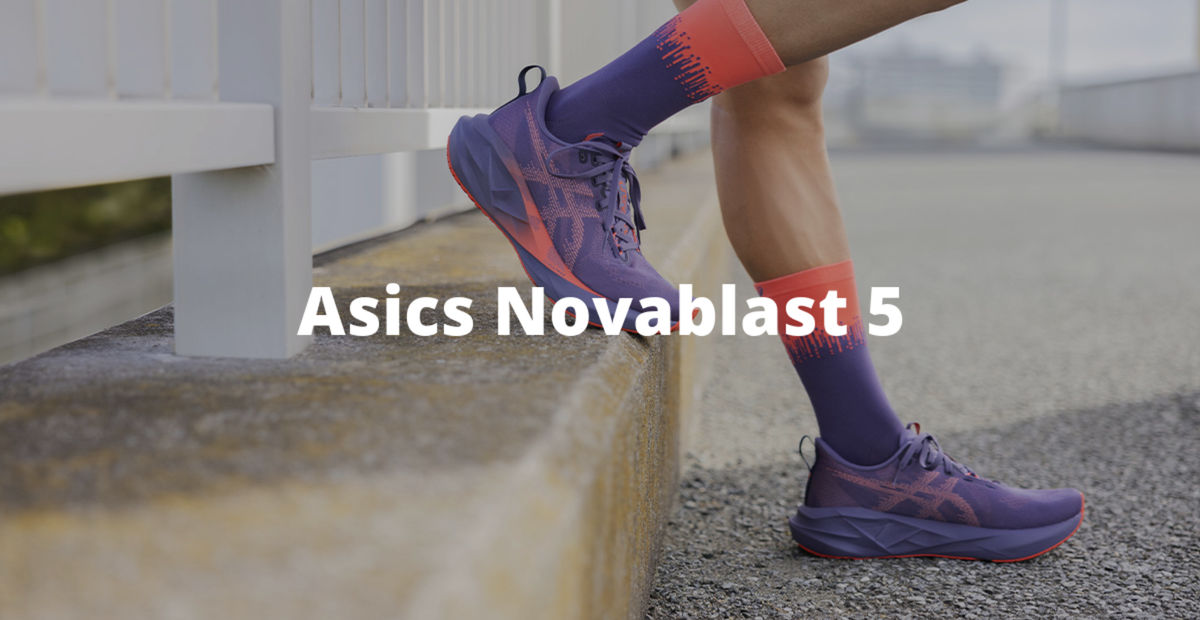 Asics Novablast 5 scarpe da running ammortizzate viste di profilo