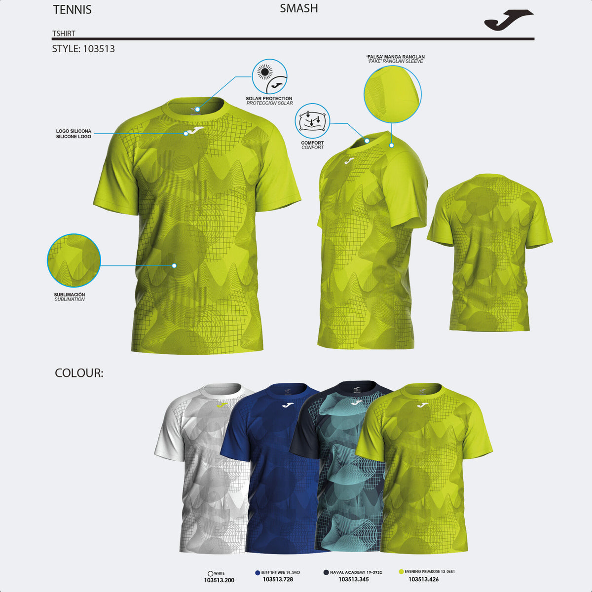 JOMA CHALLENGE UOMO MAGLIETTA