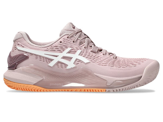 ASICS GEL-RESOLUTION 9 CLAY Watershed Rose/White