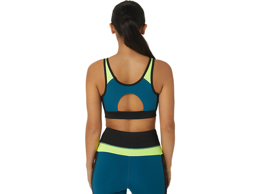 ASICS Reggiseno Donna Verde Acqua
