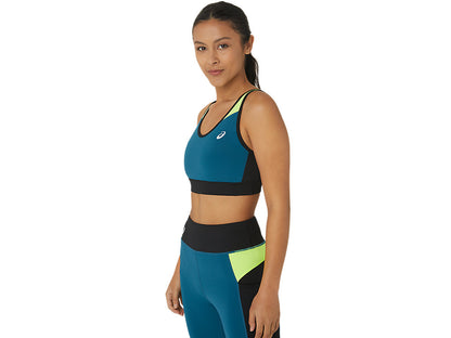 ASICS Reggiseno Donna Verde Acqua