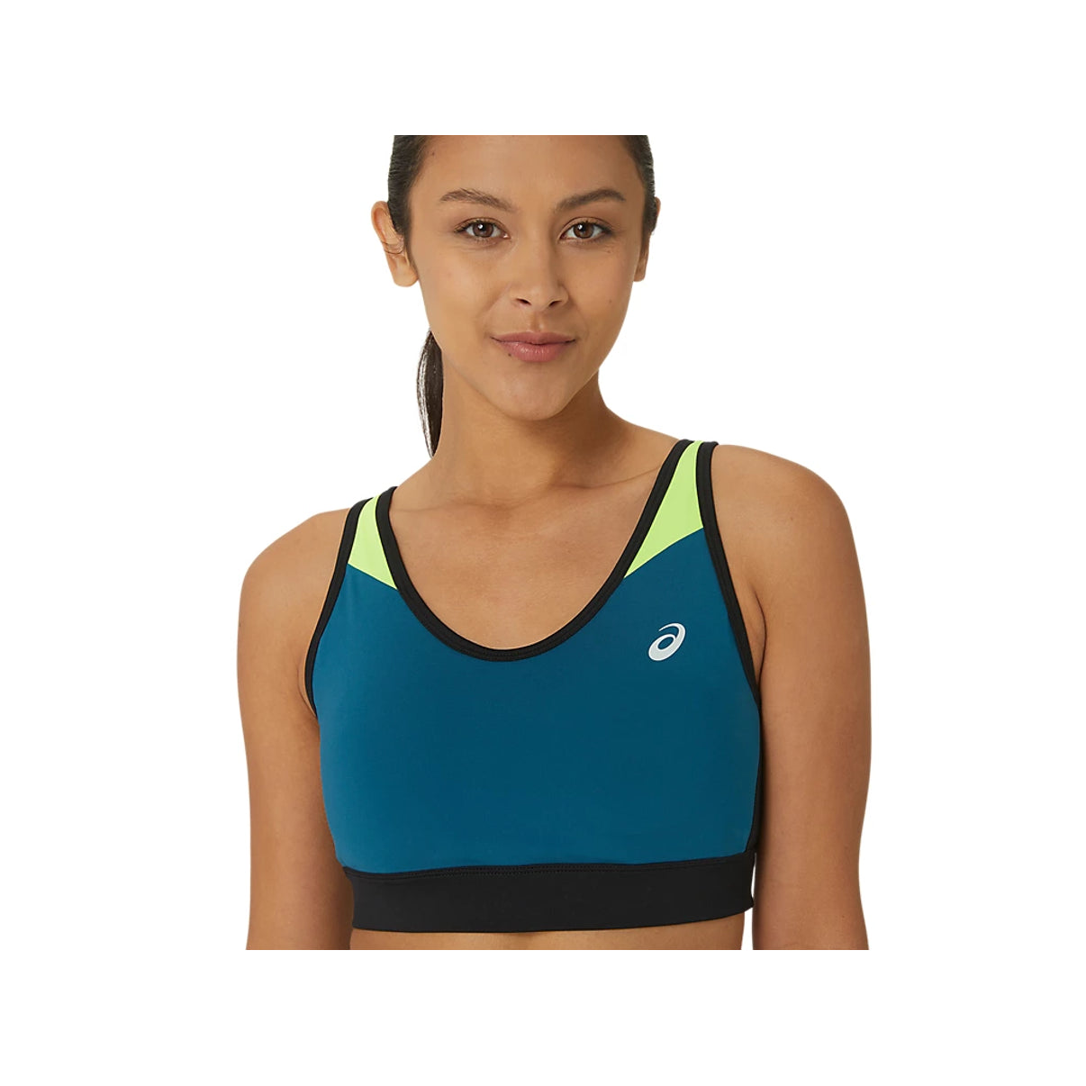 ASICS Reggiseno Donna Verde Acqua