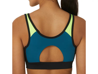 ASICS Reggiseno Donna Verde Acqua