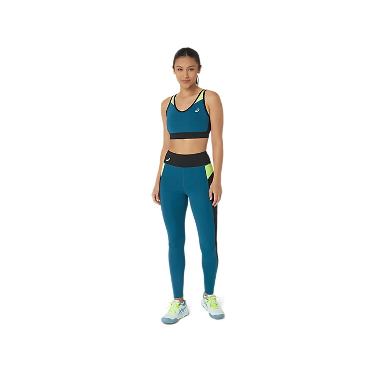 ASICS Reggiseno Donna Verde Acqua