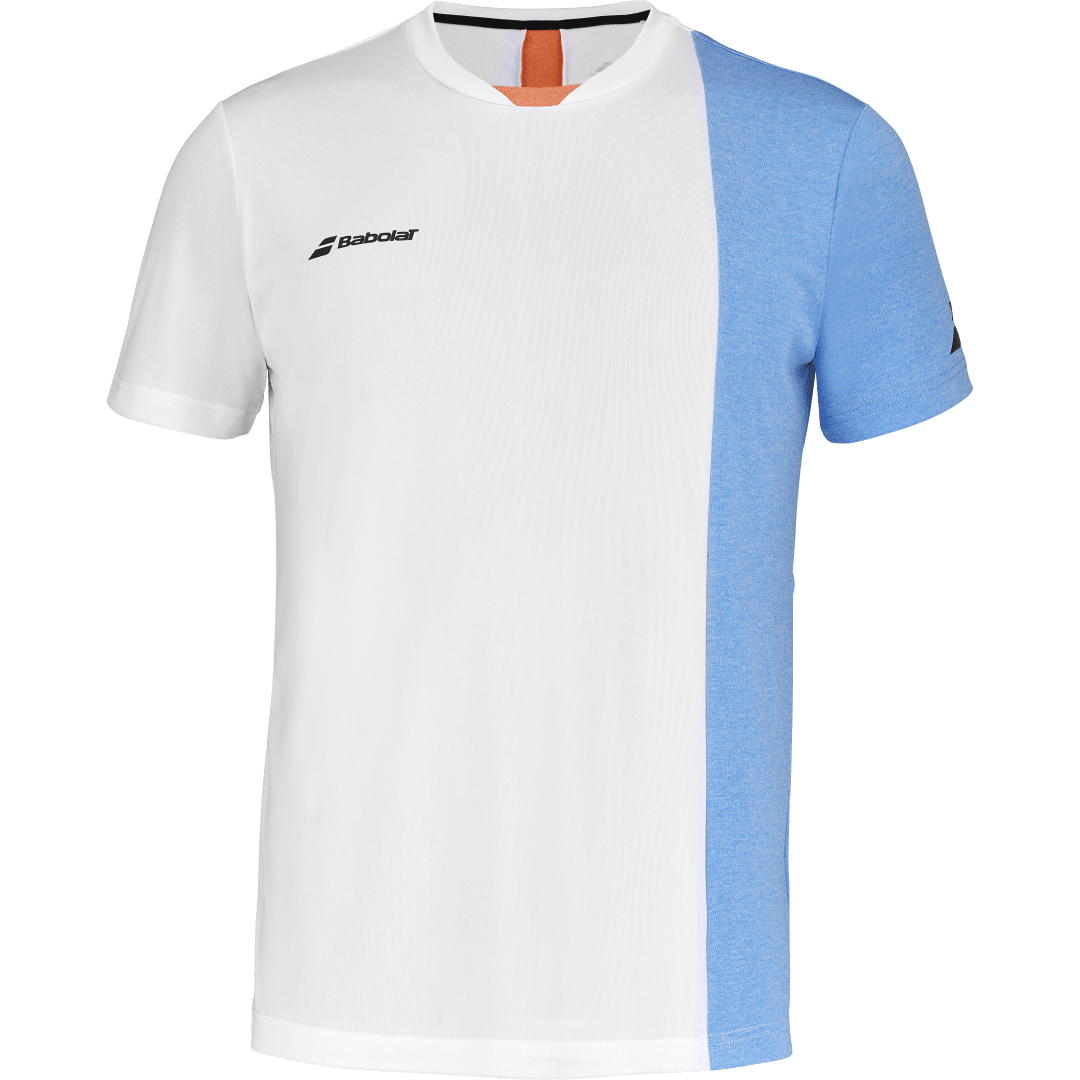 BABOLAT Play Crew Neck Tee Men White Blither