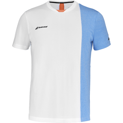 BABOLAT Play Crew Neck Tee Men White Blither