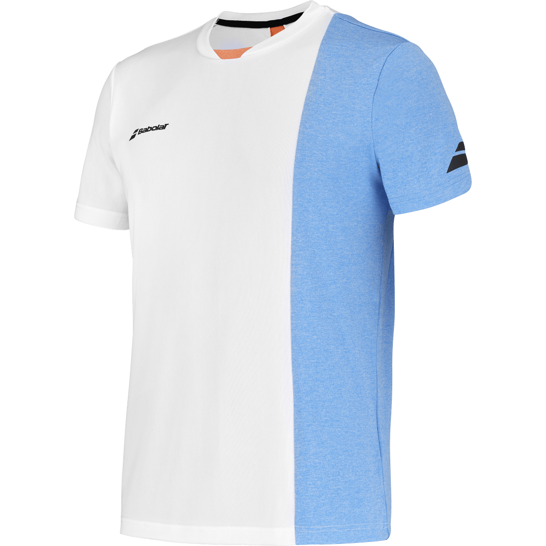 BABOLAT Play Crew Neck Tee Men White Blither