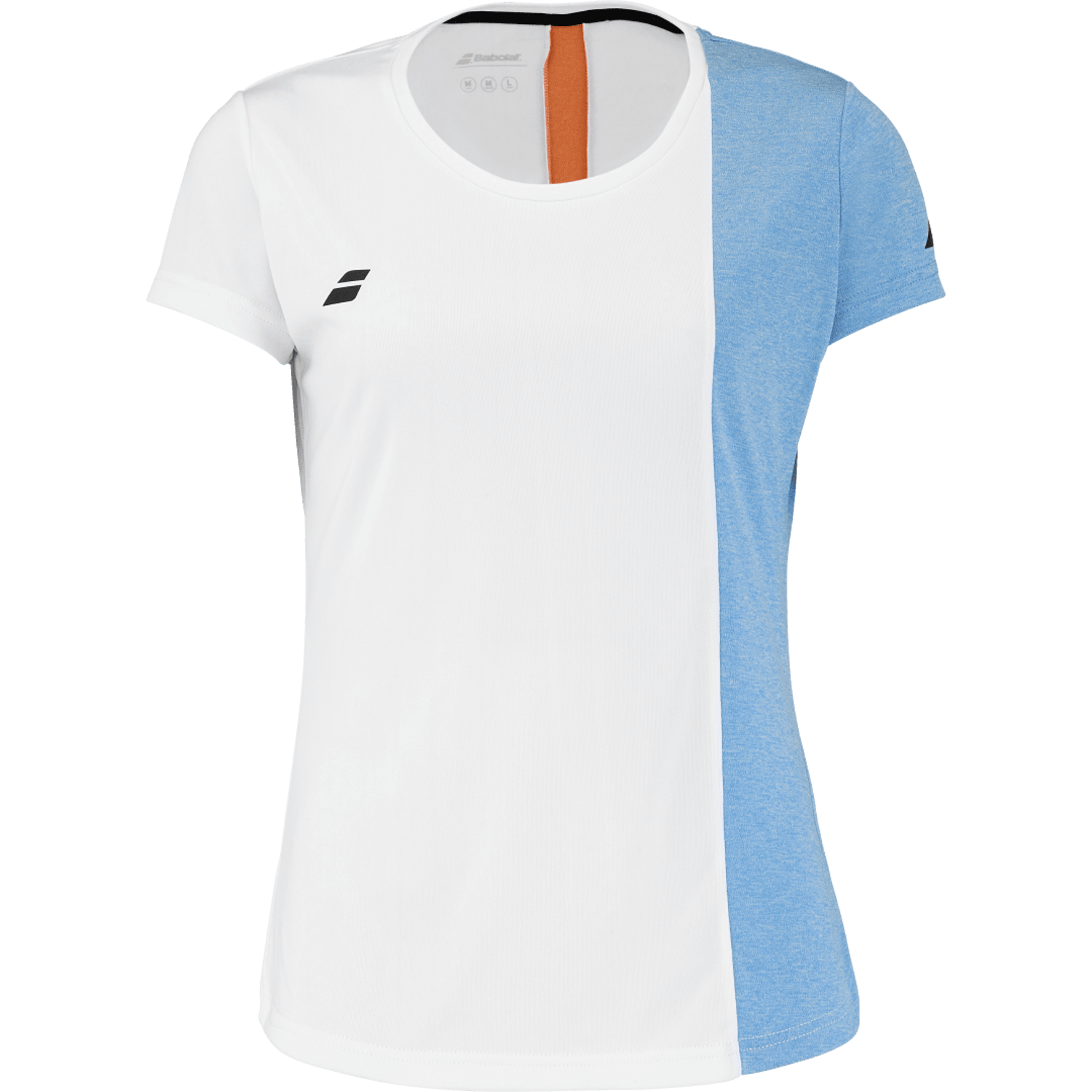 TOP MANCHES COURTES FEMME BABOLAT PLAY - White Blither
