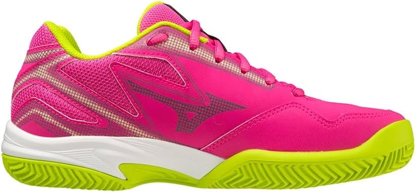 MIZUNO Scarpe BREAK SHOT 4 PADEL Women Fuchsia Fedora/Acid Lime/White