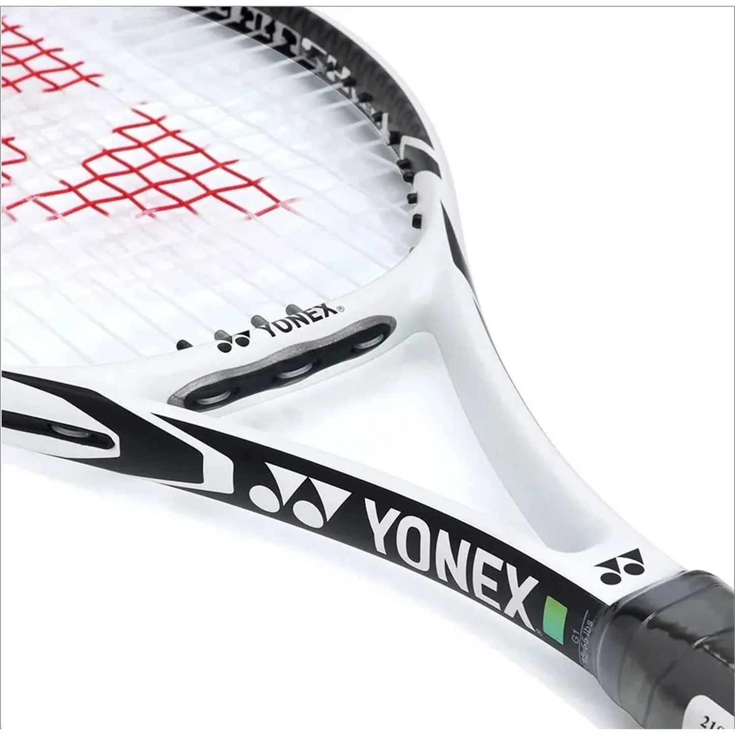 YONEX Racchetta SMASH HEAT ISOMETRIC Bianco/Nero/Rosa Tennis