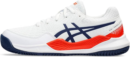 ASICS GEL-RESOLUTION 9 GS CLAY White Blue Expanse