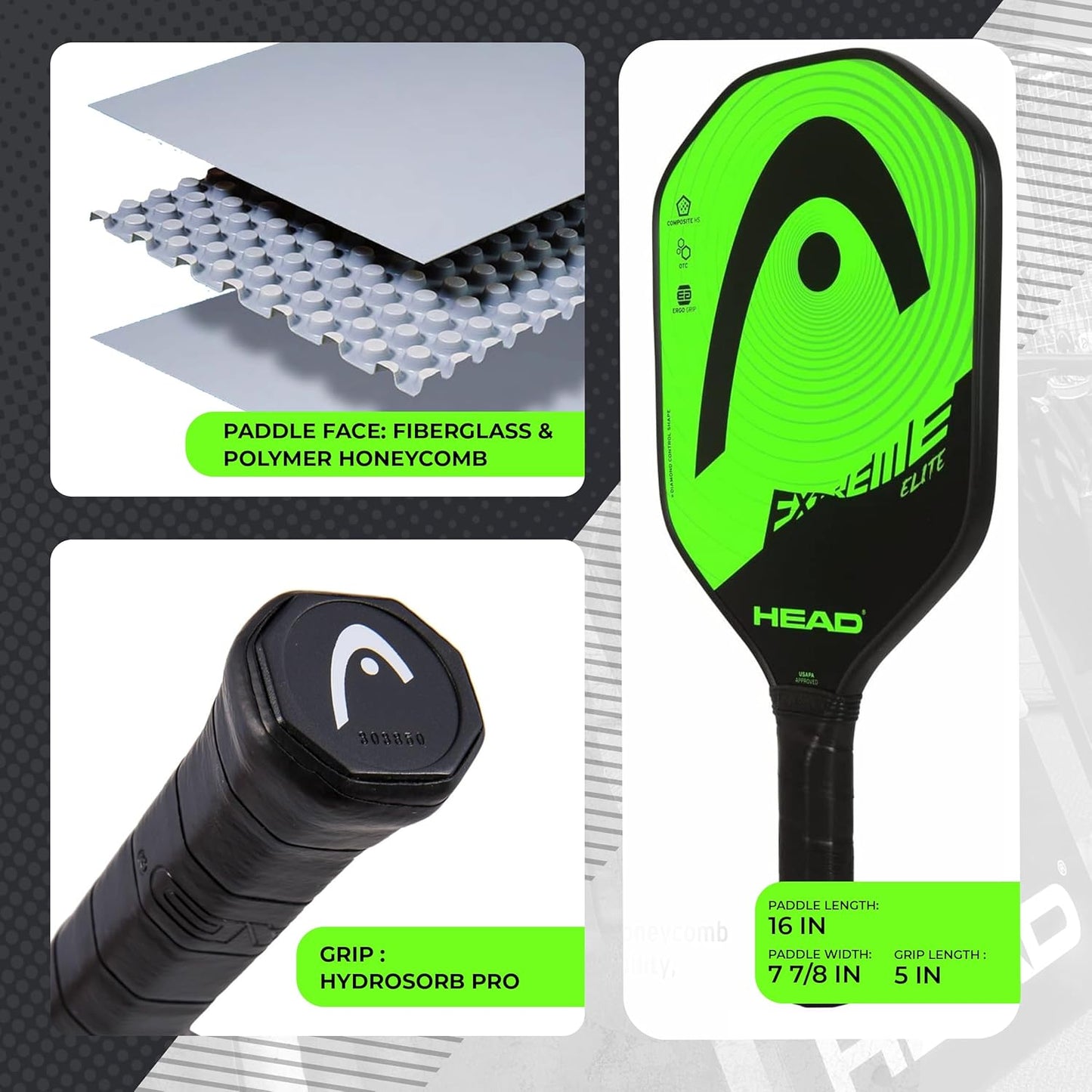 HEAD Racchetta Extreme Elite Pickleball e Padel