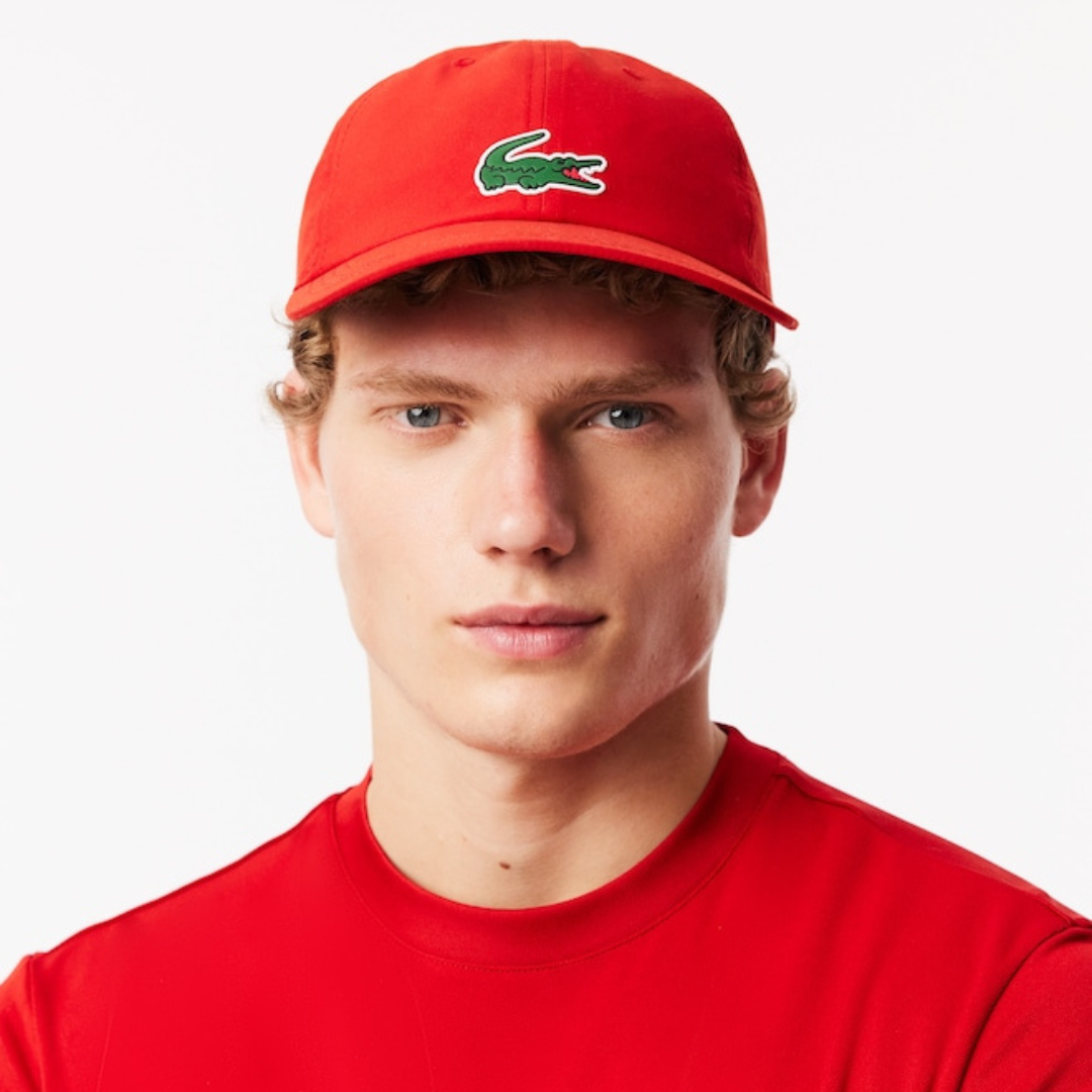 LACOSTE Cappellino da uomo in microfibra Lacoste SPORT x Novak Djokovic