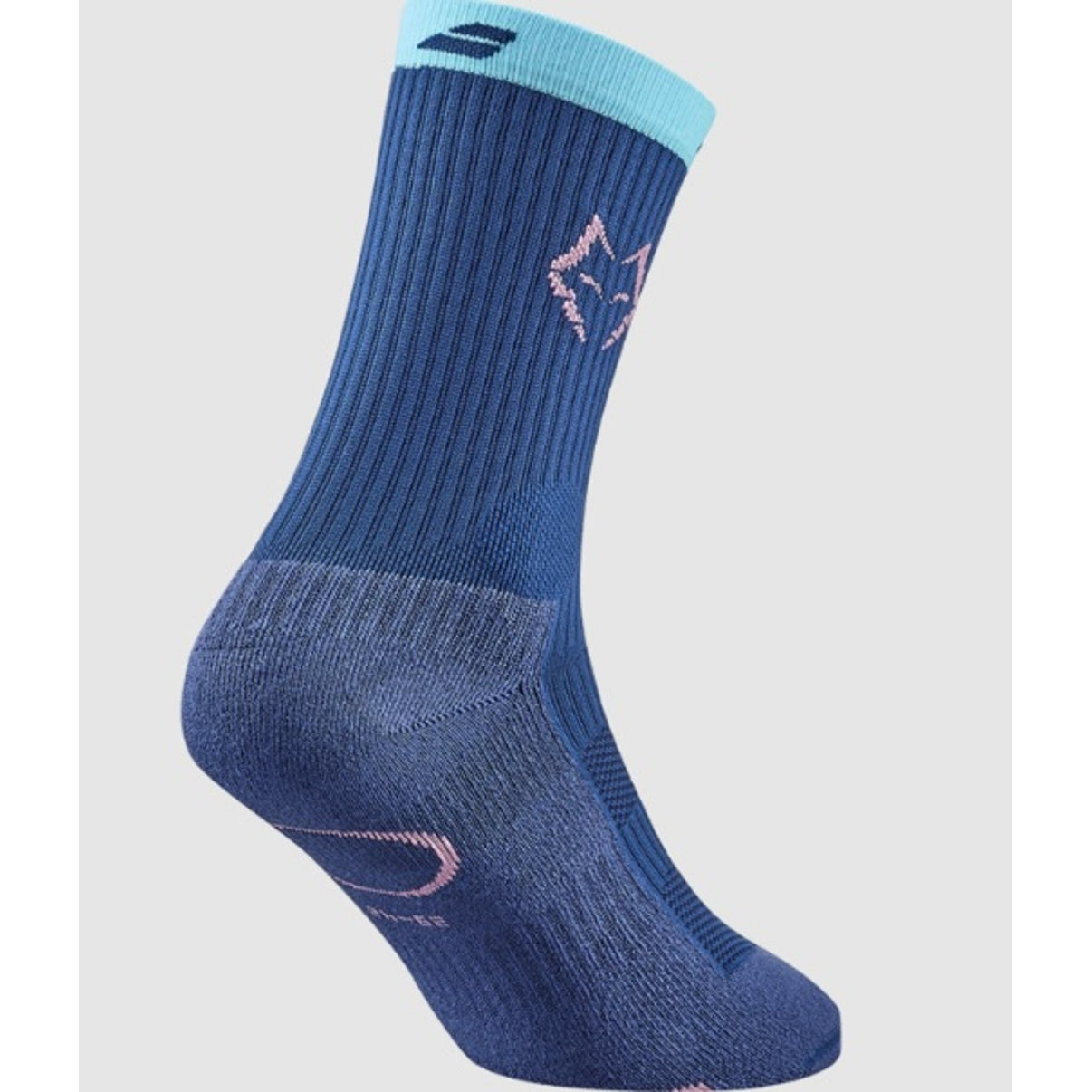 BABOLAT Calze Mid-Calf Socks Juan Lebron 2025 Estate Blue/Cyan Blue