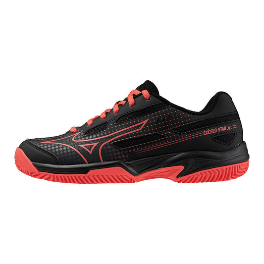 MIZUNO SCARPE EXCEED STAR CC Junior Black/Radiant Red/Black Oyster