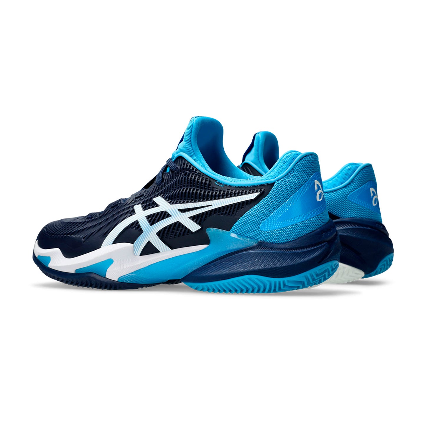 Asics Court FF 3 Novak Clay Blue Exspanse/White