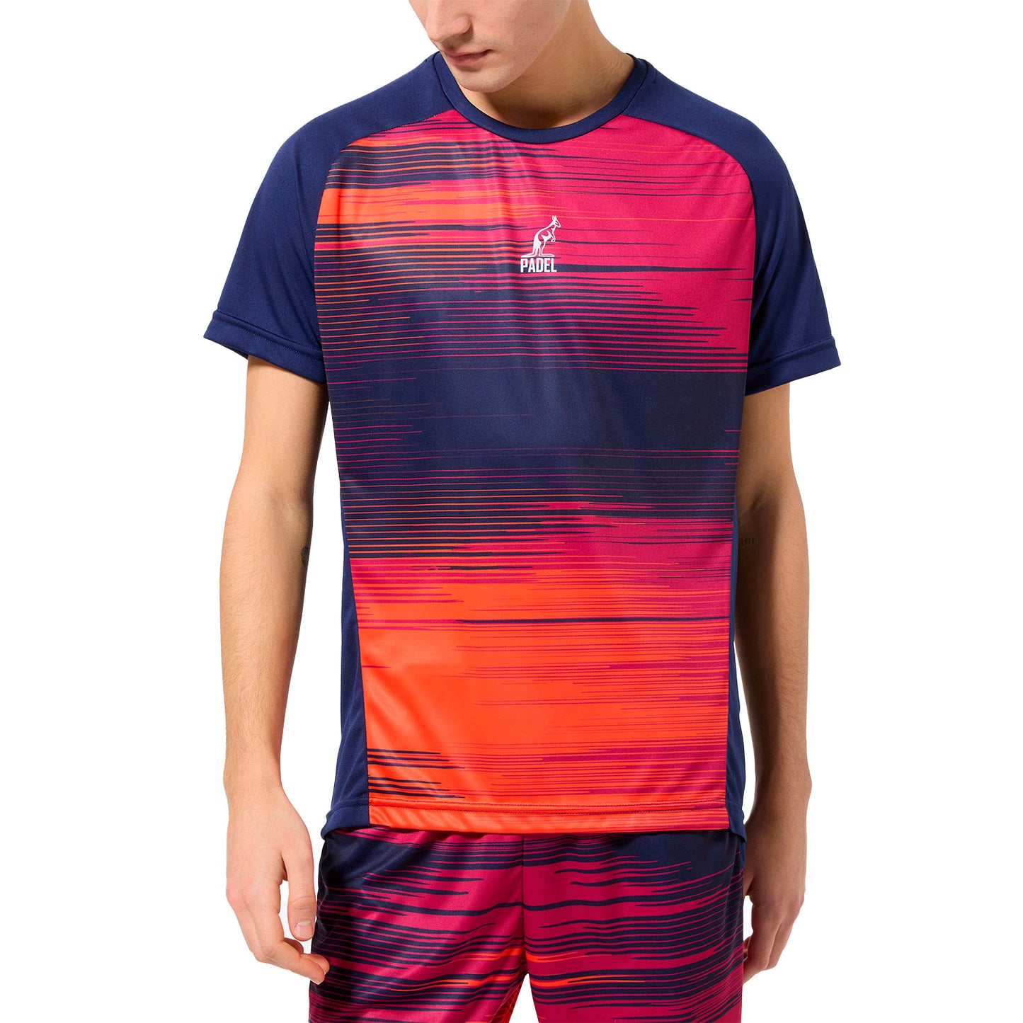 AUSTRALIAN TSHIRT Gradient Lines Maglietta - Blu Cosmo