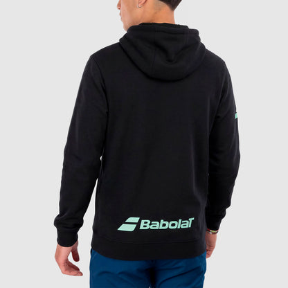 Babolat Hood Sweat Juan Lebrón Nero, retro