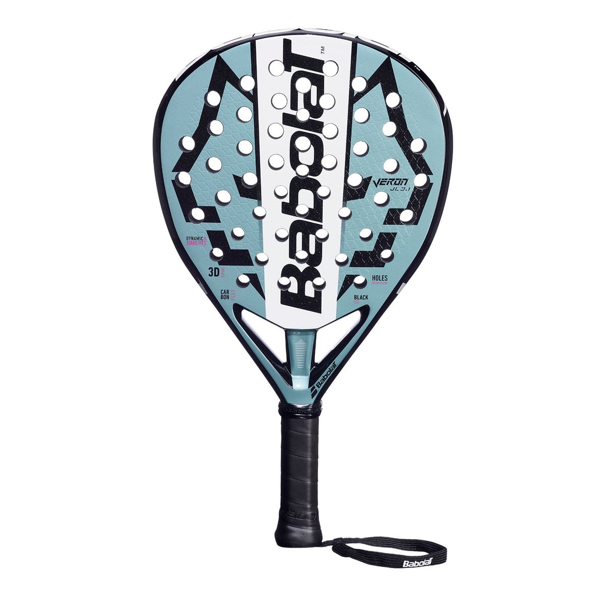 Babolat Veron Juan Lebrón 3.1, vista frontale con cinturino