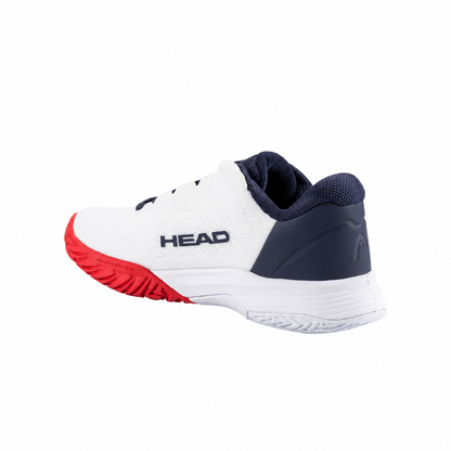HEAD Revolt Pro 5.0 Junior All Court White/Navy – tallone e lato interno