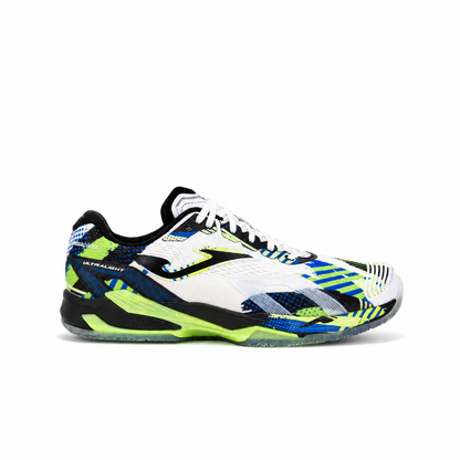 Joma Ultra Light 26 Juanlu Esbrí scarpe padel uomo bianche TULTW2682OM - vista laterale su fondo bianco