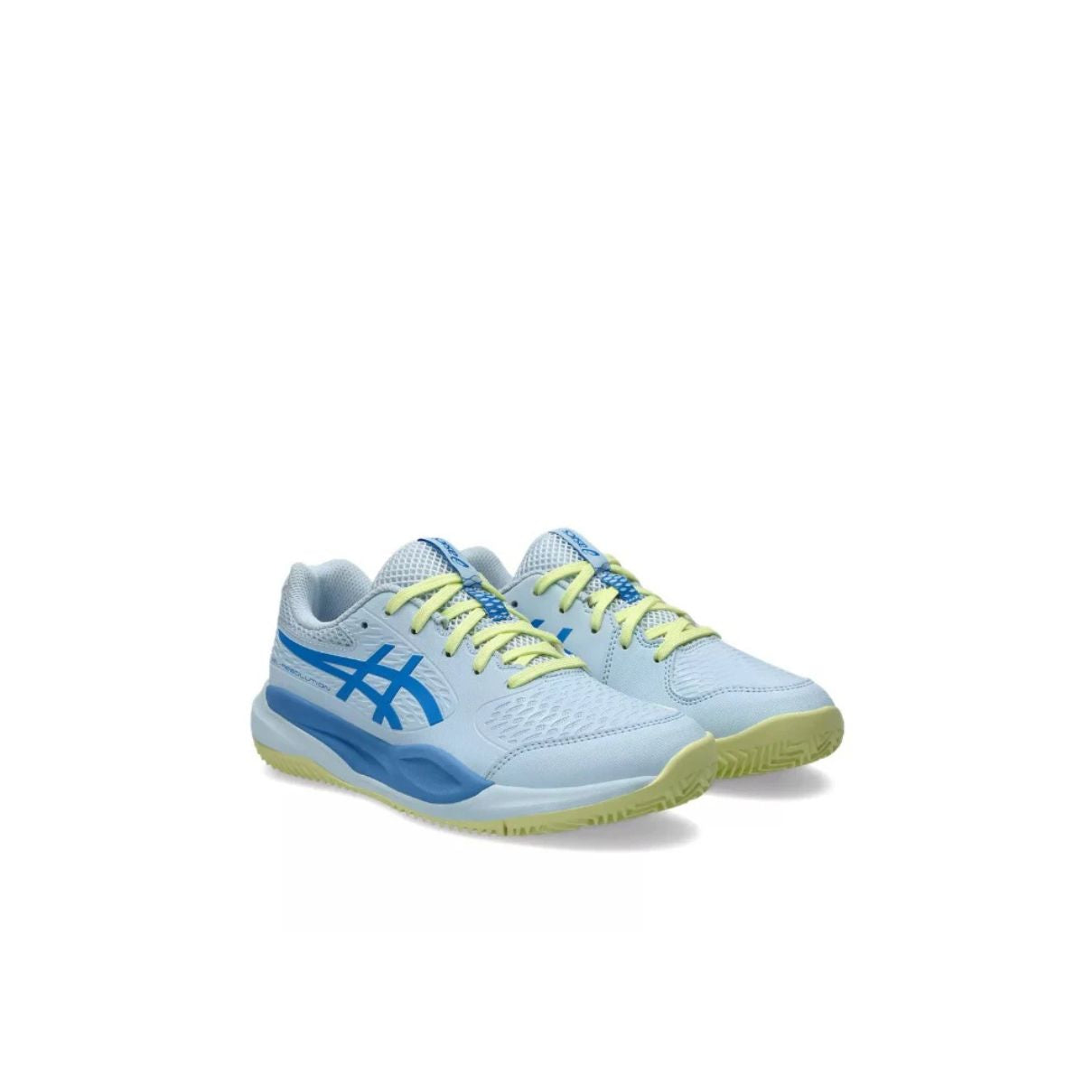 Asics Scarpe Tennis Junior Gel-Resolution X GS Clay Light-Blue/Blue Coast