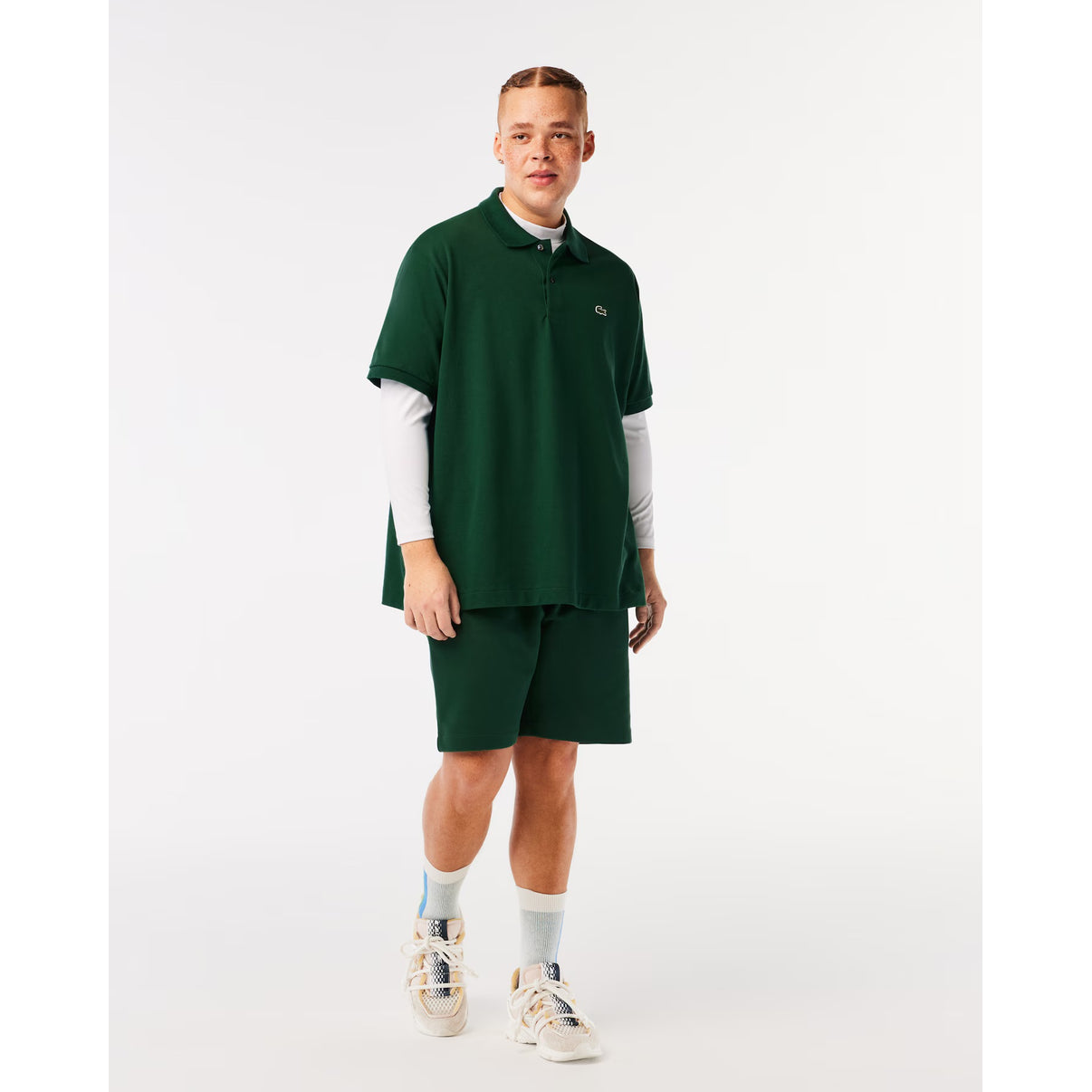 LACOSTE Polo dal taglio classico in piqué