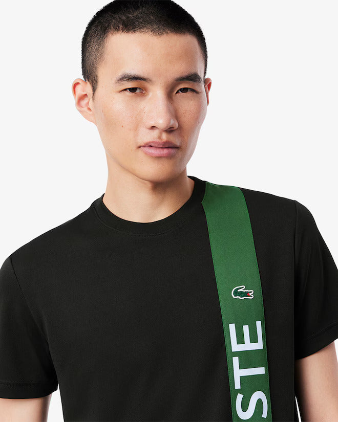 LACOSTE Polo sportiva Ultra Dry con stampa