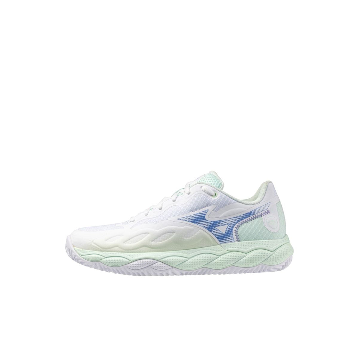 MIZUNO SCARPA TENNIS WAVE ENFORCE COURT CC WOMAN - White/frontier blue/bay