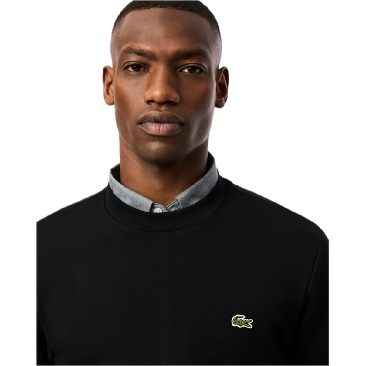Lacoste Felpa Girocollo In Pile Uomo