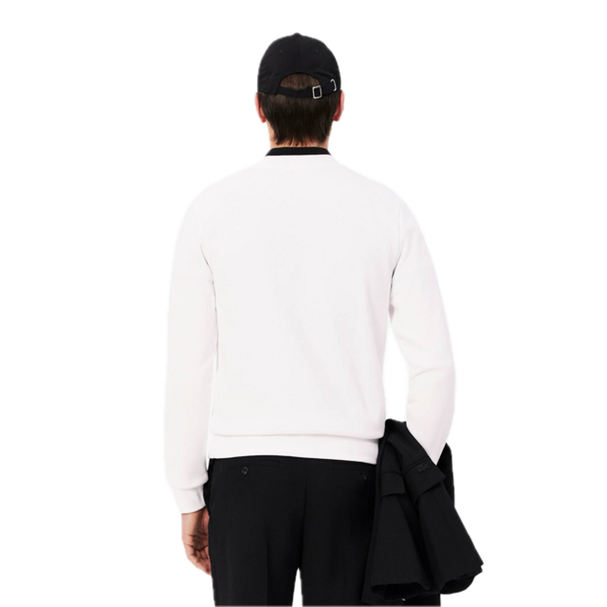 Lacoste Felpa Girocollo In Pile Uomo
