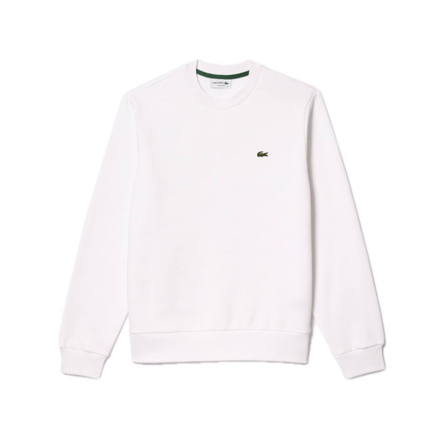 Lacoste Felpa Girocollo In Pile Uomo