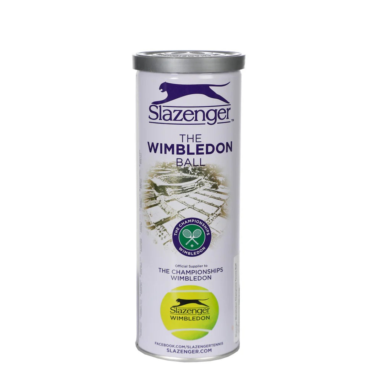 SLAZENGER THE WIMBLEDON TUBO DA 3 PALLINE DA TENNIS