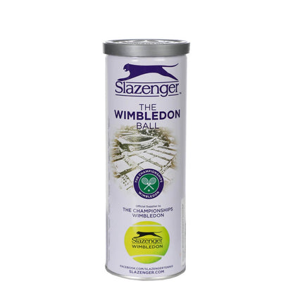 SLAZENGER THE WIMBLEDON TUBO DA 3 PALLINE DA TENNIS
