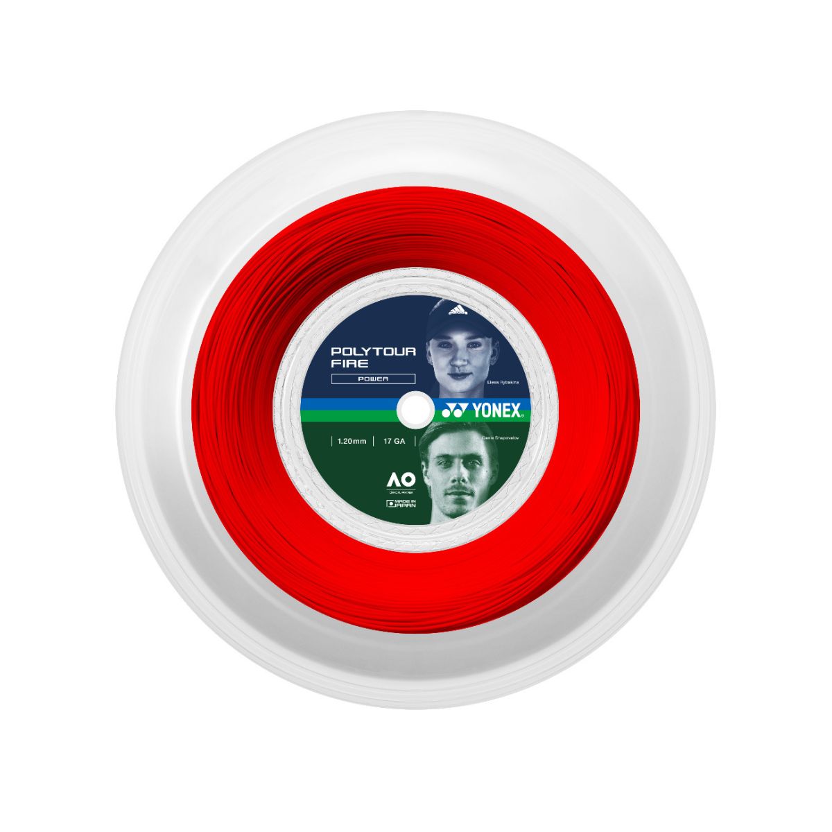 Incordatura Yonex PolyTour Force rossa