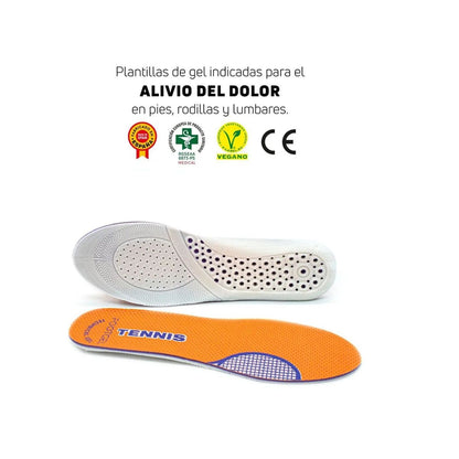 FootGel Tennis Solette Di Gel Tecnico