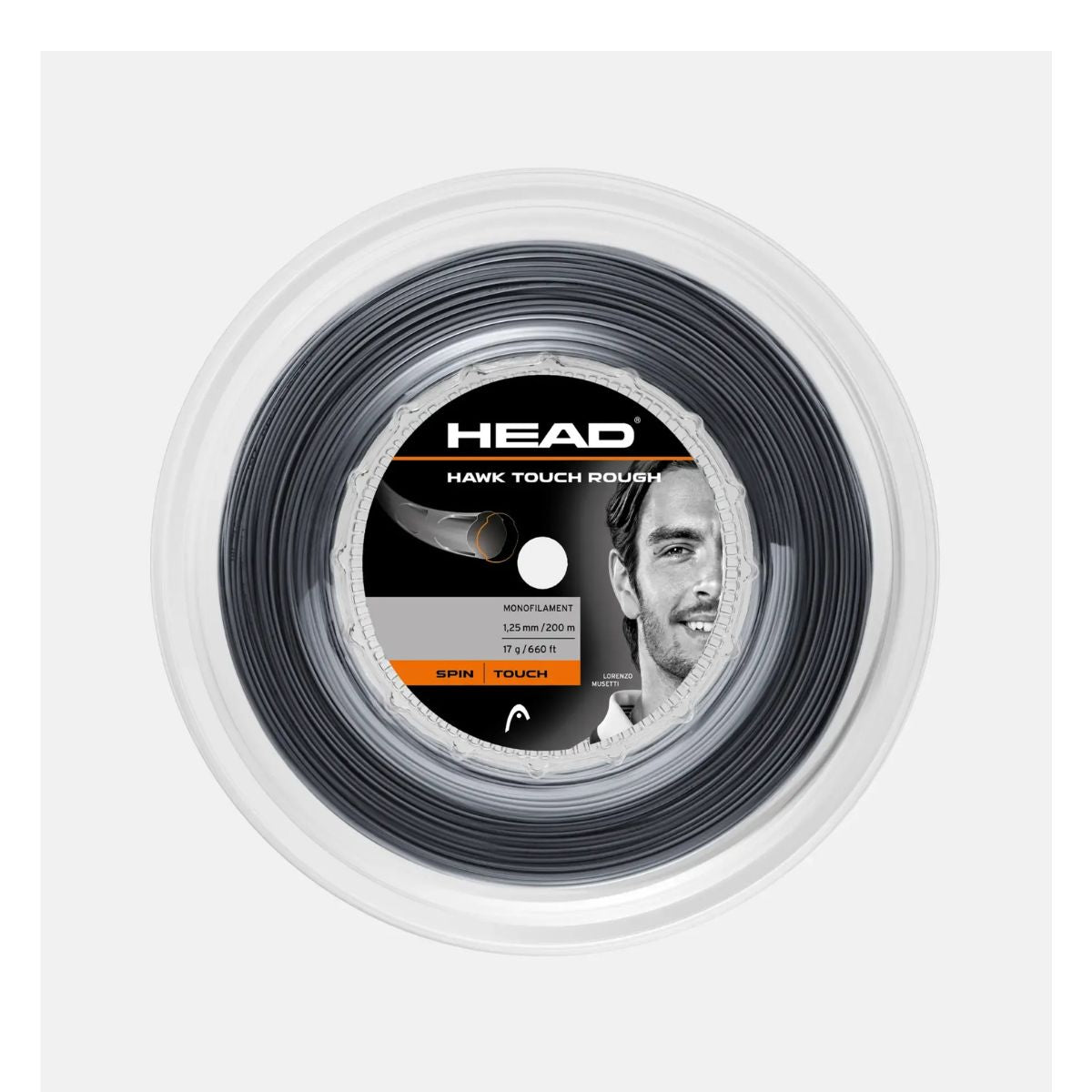 Incordatura HEAD Hawk Touch Rough nera