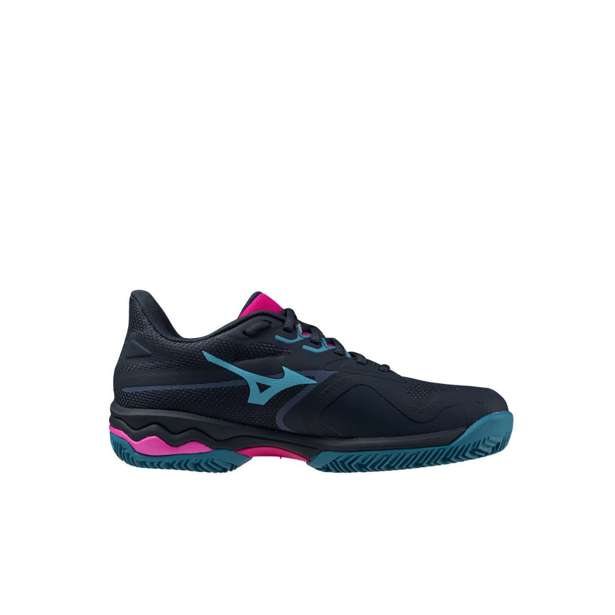 MIZUNO SCARPE DA DONNA WAVE EXCEED LIGHT 2 PADEL MidnightNavy/FuchsiaPurple/En.