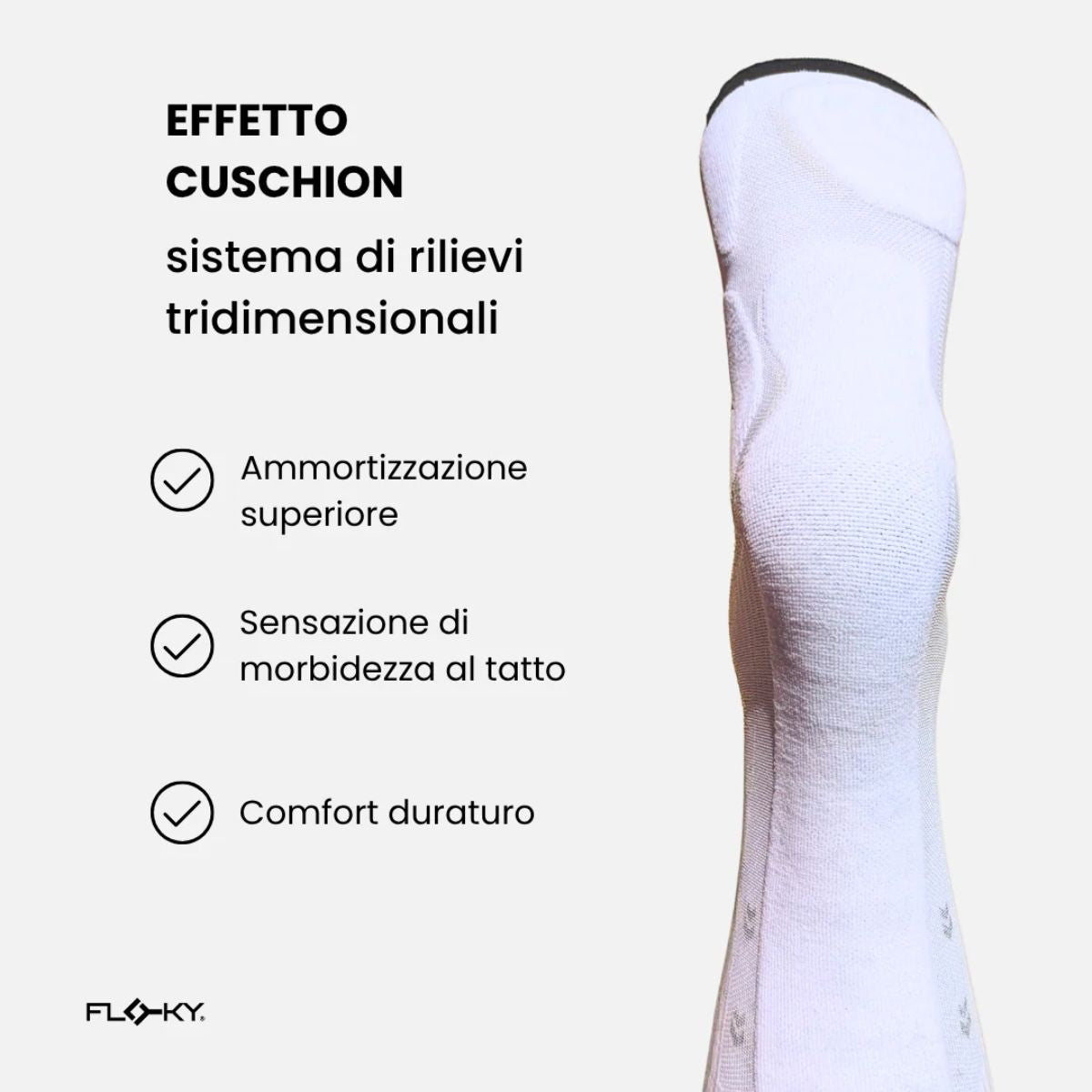 Floky Calza Tennis e Padel  S-MASH 3D