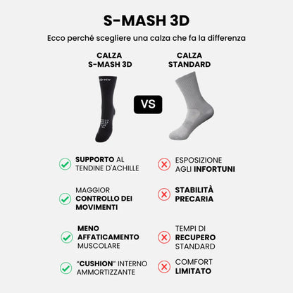 Floky Calza Tennis e Padel  S-MASH 3D