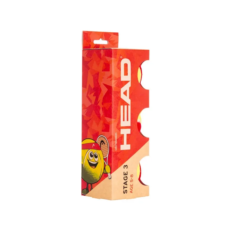 Head palline da Tennis per bambini Stage 3 Age 5 - 8