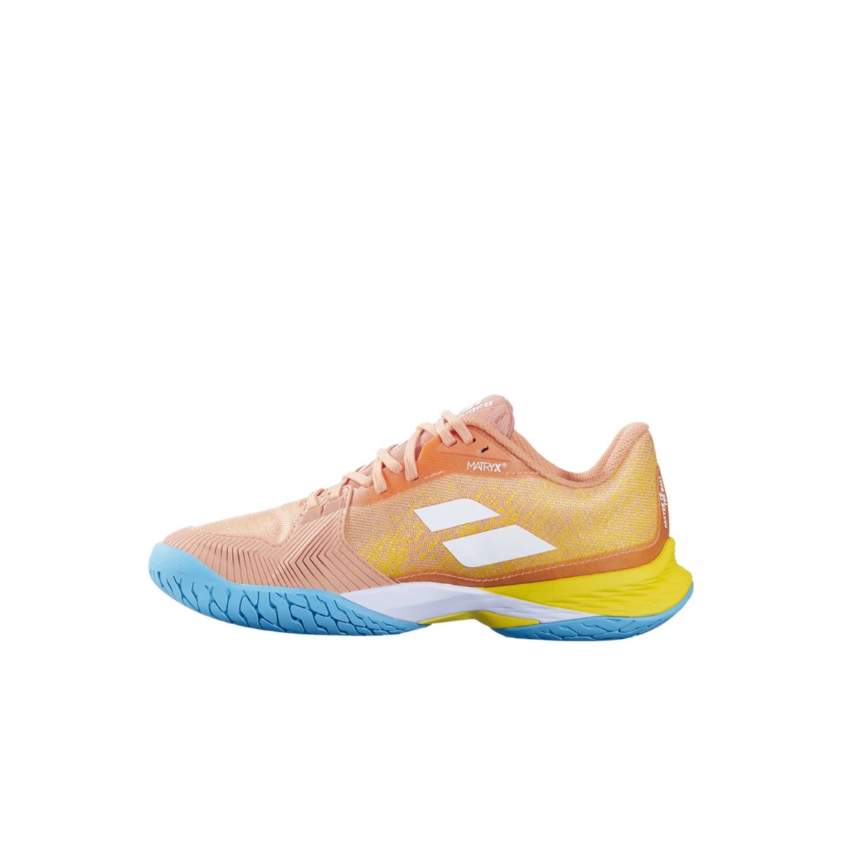 BABOLAT SCARPA TENNIS DONNA JET MACH 3 ALL COURT - coral/gold fusion