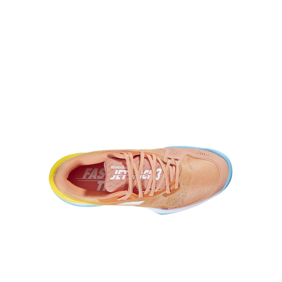 BABOLAT SCARPA TENNIS DONNA JET MACH 3 ALL COURT - coral/gold fusion