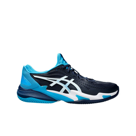 Asics Scarpe Tennis Uomo Court FF 3 Novak Clay Blue Exspanse/White